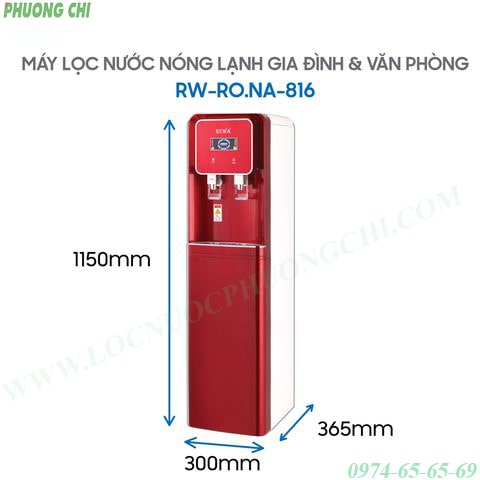 Máy Lọc Nước Nóng lạnh REWA NA 816 Đỏ
